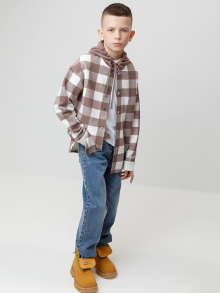 Рубашки для мальчика, артикул: КР 302196, цвет: сахар