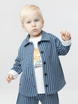 Рубашки для мальчика, артикул: КР 303037, цвет: синий