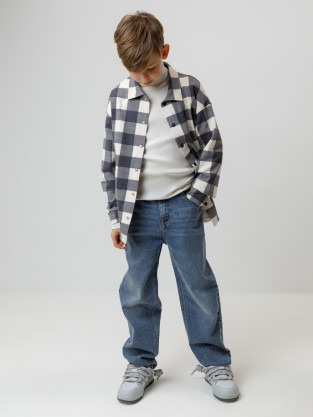 Рубашки для мальчика, артикул: КР 302567, цвет: бежевый