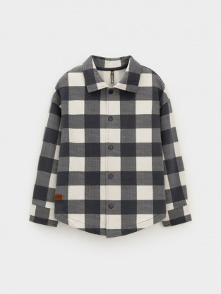 Рубашки для мальчика, артикул: КР 302567, цвет: бежевый - 2 фото