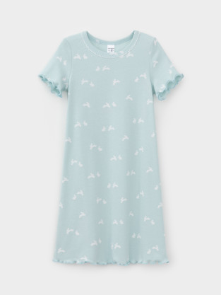 Ночная сорочка для девочки, артикул: К 1180, цвет: голубой - 2 фото