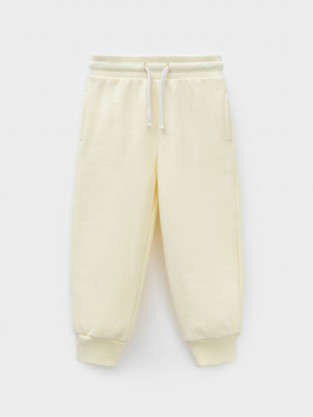 Брюки для девочки, артикул: КР 400896, цвет: желтый - 2 фото
