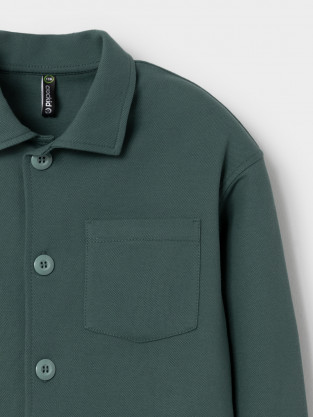 Рубашки для мальчика, артикул: КР 302982-1, цвет: зеленый - 2 фото